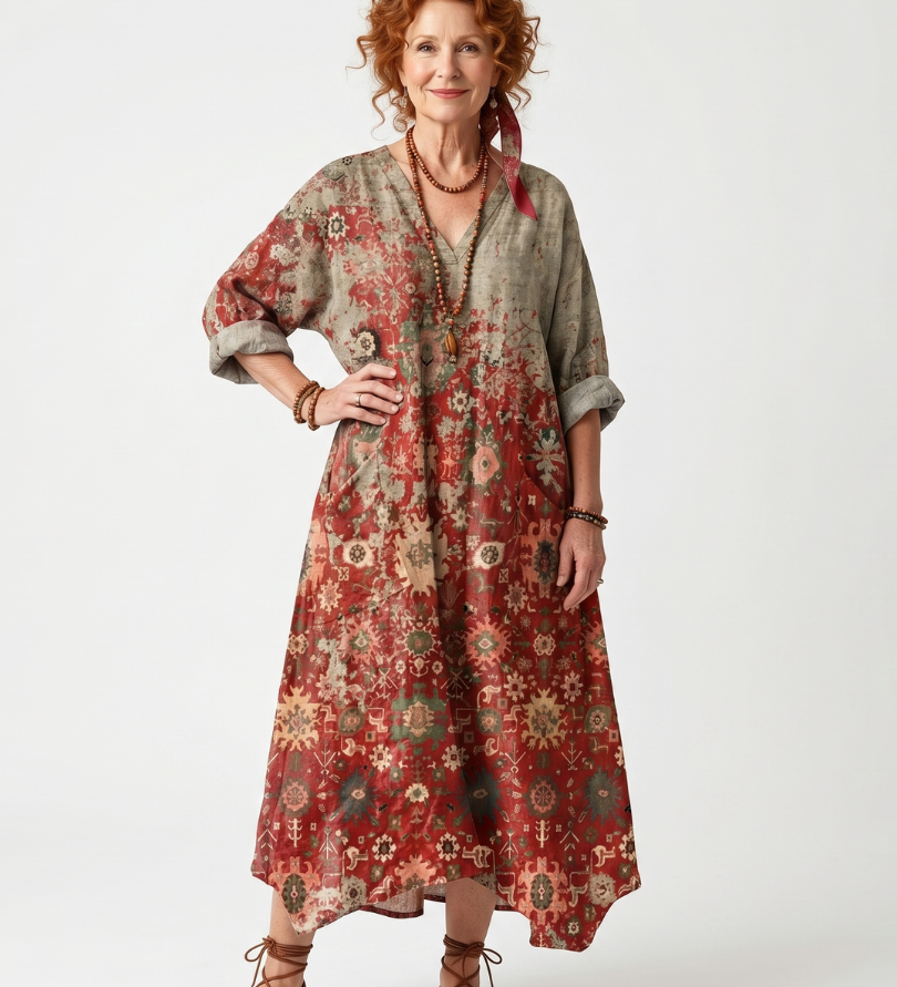 HELENA | Mieszane wzory i kieszenie