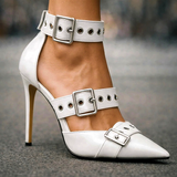 Ravyn | Szpilki Stiletto ze Sprzączkami