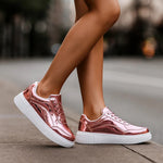 ShimmerLine | Sneakersy Metaliczne