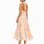 JOANNA | Sukienka maxi z dekoltem halter