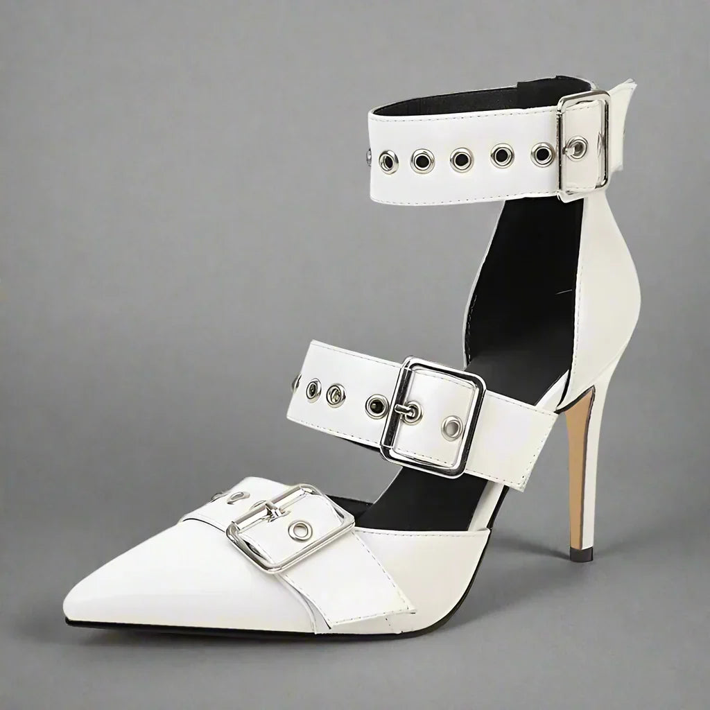 Ravyn | Szpilki Stiletto ze Sprzączkami
