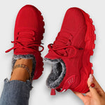 LENA | Ocieplane sneakersy na sznurowadła