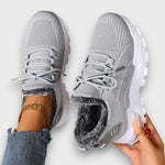 LENA | Ocieplane sneakersy na sznurowadła