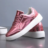 ShimmerLine | Sneakersy Metaliczne