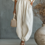 MAŁGORZATA | Komplet off-shoulder ze spodniami