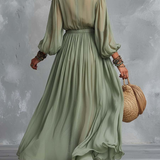 DOROTA | Sukienka maxi w kwiaty