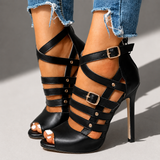 Valentina | Retro Szpilki z Paskami
